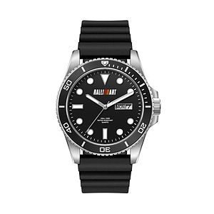 42.5MM, SS, SILVER CASE, BK BEZEL,  3-HAND MVT, DAY-DTE