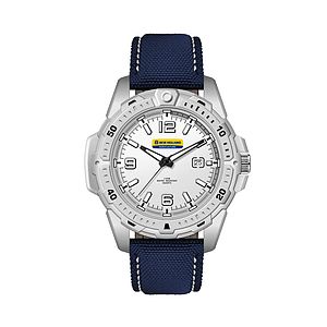 45MM, SILVER METAL CASE, 3-HAND MVT, DTE
