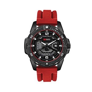 45MM, BLACK METAL CASE, 3-HAND MVT, DTE