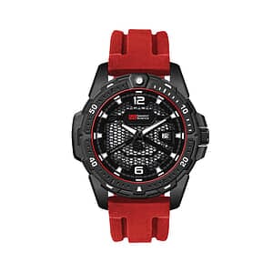 45MM, BLACK METAL CASE, 3-HAND MVT, DTE