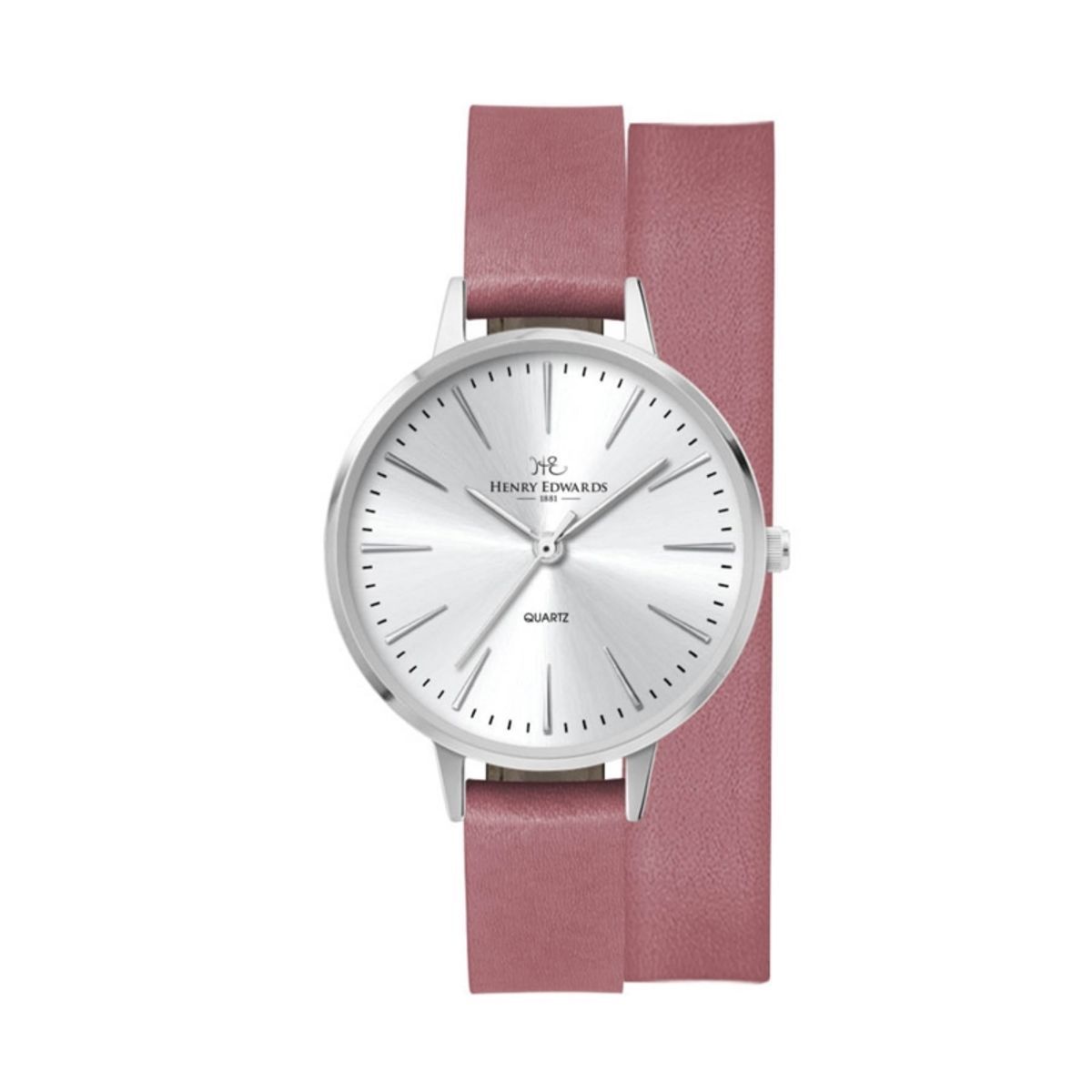  34MM, SILVER METAL CASE,  3-HAND MVT