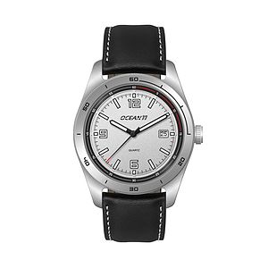 42MM, SS, SILVER CASE, 3-HAND MVT, DTE