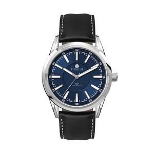 42MM, SS, SILVER CASE,  3-HAND SOLAR MVT
