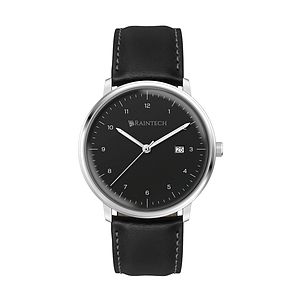  39MM SS  SILVER CASE, 3-HAND MVT, DTE
