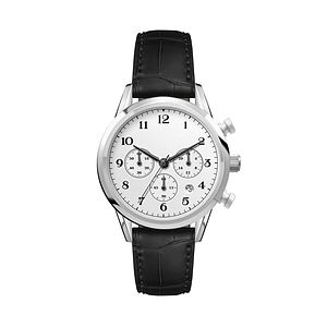  34MM, SS, SILVER CASE, CHRONO MVT, DTE