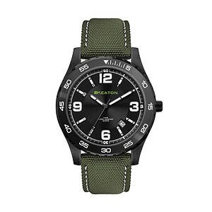 42MM, BLACK METAL CASE, 3-HAND MVT, DTE