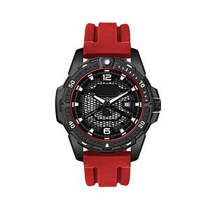 45MM, BLACK METAL CASE, 3-HAND MVT, DTE