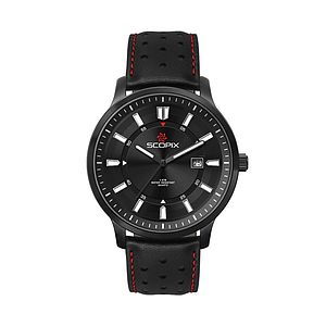 45MM, BLACK METAL CASE, 3-HAND MVT, DTE