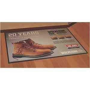 Floor Impressions Indoor/Outdoor All-Rubber Logo Mat (4'x6')