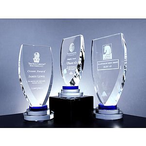 Crystal Schooner Award (7"x4")