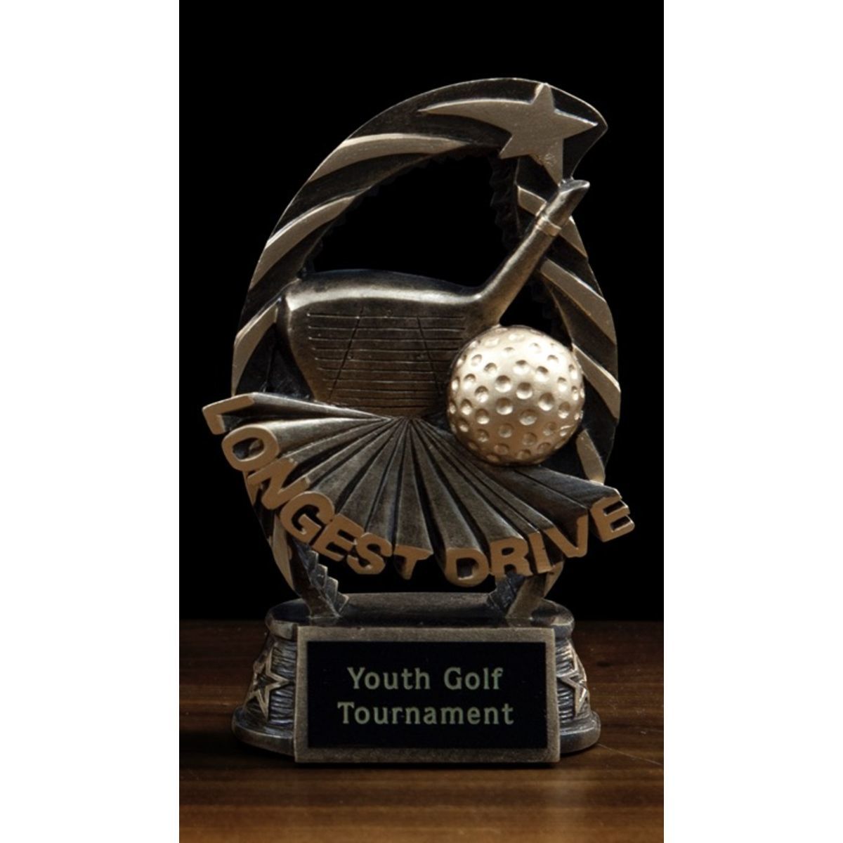 Arched Resin Longest Drive Award