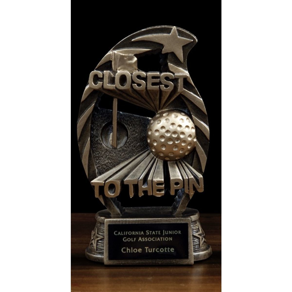 Arched Resin Closest To The Pin Award
