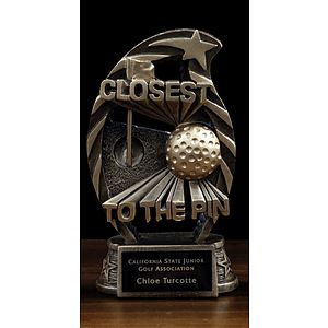 Arched Resin Closest To The Pin Award