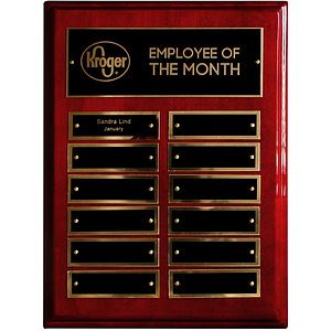Piano Finished Perpetual Plaque (12"x15")