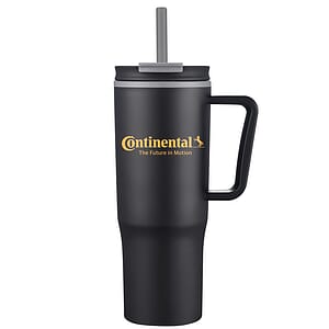 Aqueduct-X 30 Oz. Plastic Tumbler Mug w/Straw