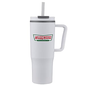 Aqueduct-X 30 Oz. Plastic Tumbler Mug w/Straw