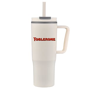 Aqueduct-X 30 Oz. Plastic Tumbler Mug w/Straw