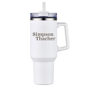 Aqueduct-IV 40 Oz. Tumbler Mug w/Straw