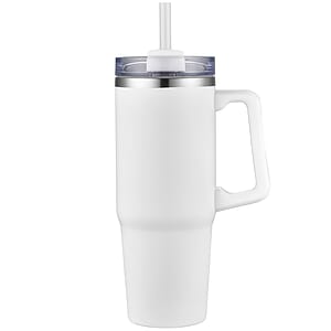 Aqueduct-VI 30 Oz Tumbler Mug with Straw (Double Walled)