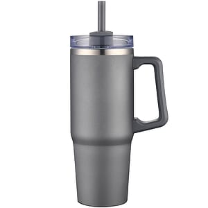 Aqueduct-VI 30 Oz Tumbler Mug with Straw (Double Walled)
