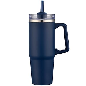 Aqueduct-VI 30 Oz Tumbler Mug with Straw (Double Walled)
