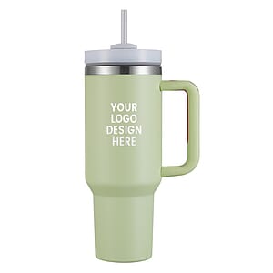 Aqueduct-VIII 40 Oz Tumbler Mug with Straw (Double Walled)
