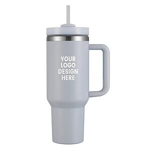 Aqueduct-VIII 40 Oz Tumbler Mug with Straw (Double Walled)
