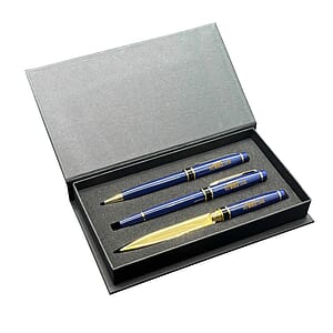 Premade Triple Pen Set with Windsor-II Pens and Letter Opener