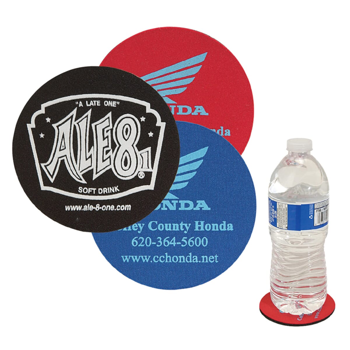 Neoprene Round Coasters