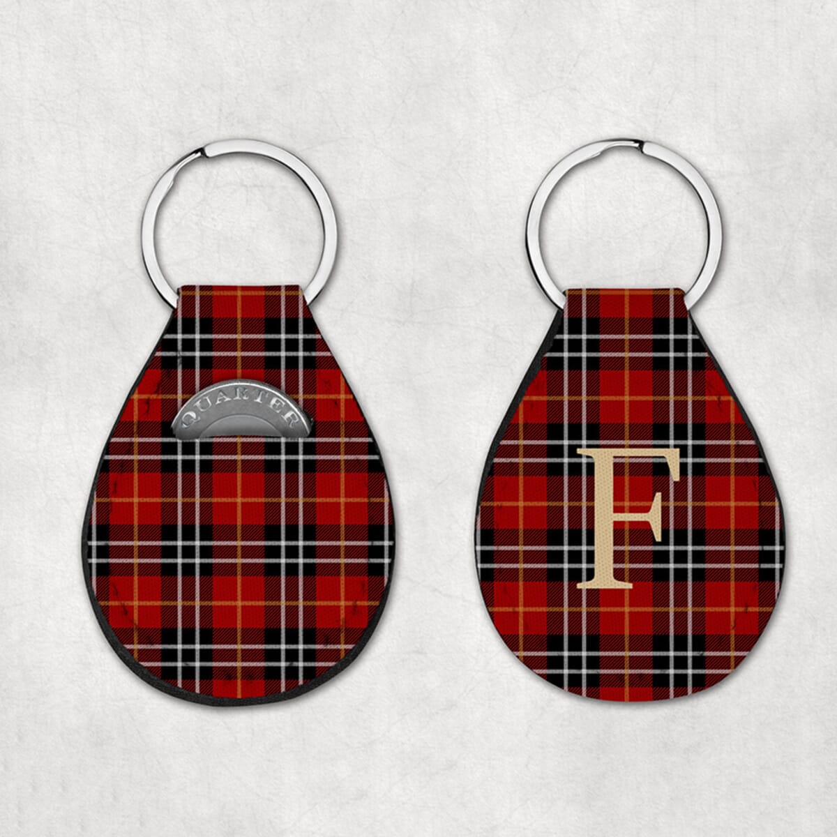 Quarter Holder Keychains