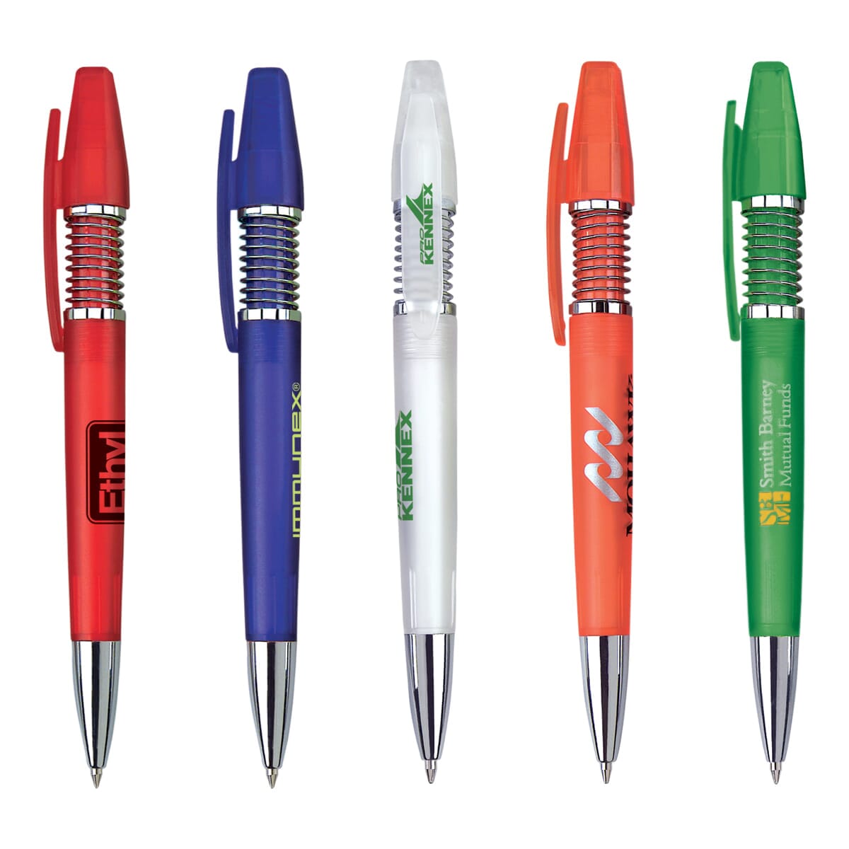 Plantagenet-525 Retractable Squiggle Plastic Pen