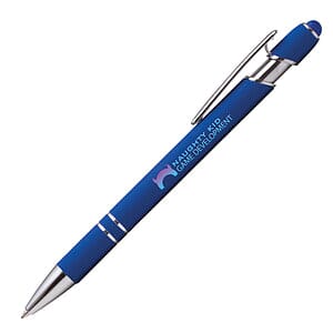 Stylus-3061 Bright Soft Touch Aluminum Ballpoint Pen