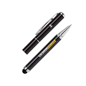 Stylus-380 Brass Ballpoint Pen & Laser Pointer