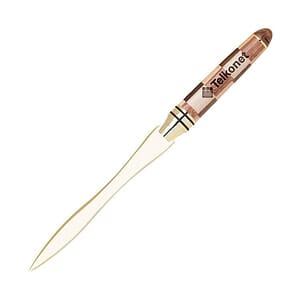 Terrific Timber-13 Letter Opener w/Round Top