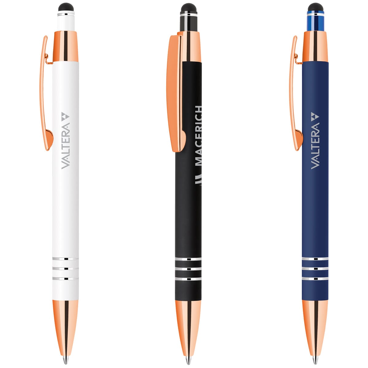 Stylus-4546 Soft Touch Retractable Stylus Pen