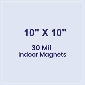 Magnet - 10x10 Square Corners - 30 Mil