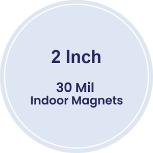 Magnet - 2" Diameter Circle - 30 Mil