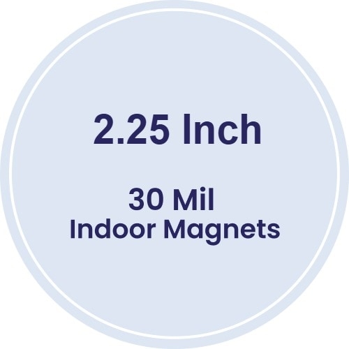 Magnet - 2.25" Diameter Circle - 30 Mil