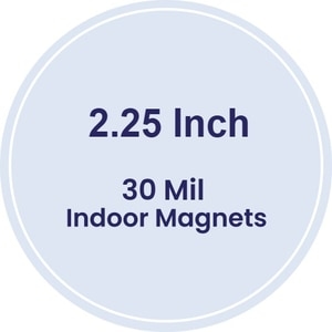 Magnet - 2.25" Diameter Circle - 30 Mil