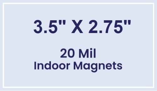 Magnets - 2.75x3.5 Square Corners - 20 Mil - 4 Color Process