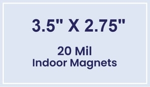Magnets - 2.75x3.5 Square Corners - 20 Mil - 4 Color Process