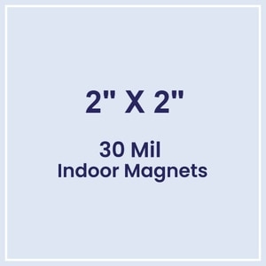 Magnet - 2x2 Square Corners - 30 Mil