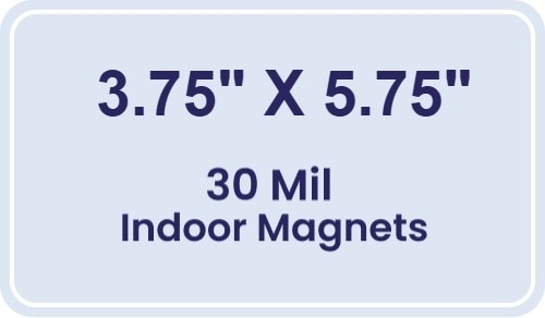 Magnet - 3.75x5.75 Round Corners - 30 Mil
