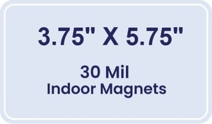 Magnet - 3.75x5.75 Round Corners - 30 Mil