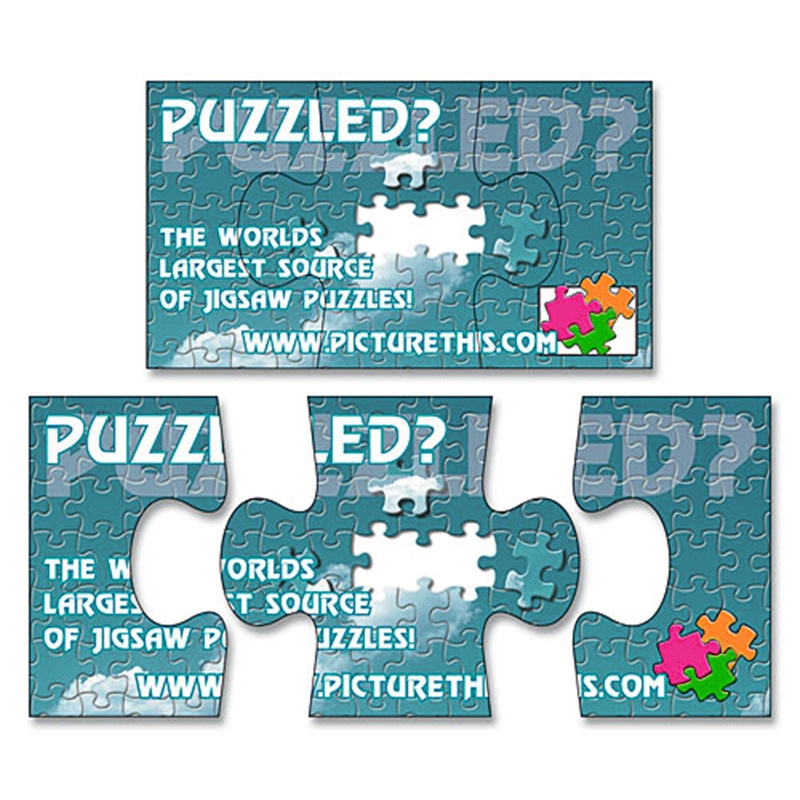 Magnet - 3-Piece Puzzle Shape (3.5x2) - 30 Mil