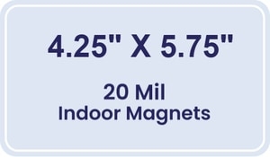 Magnet - 4.25x5.75 Round Corners - 20 mil