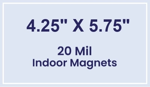 Magnets - 4.25x5.75 Square Corners - 20 mil - 4 Color Process