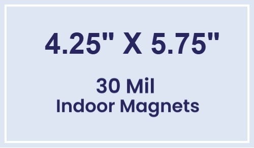 Magnet - 4.25x5.75 Square Corners - 30 Mil