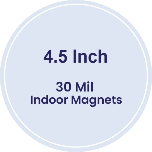 Magnet - 4.5" Diameter Circle - 30 Mil
