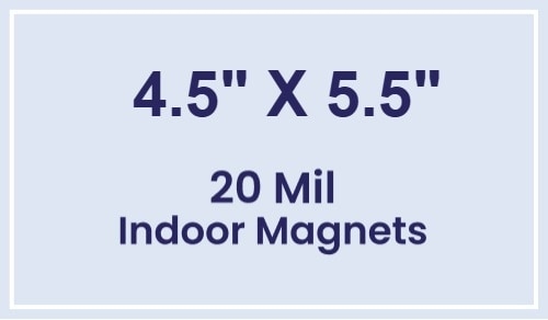 Magnets - 4.5x5.5 Square Corners - 20 mil - 4 Color Process